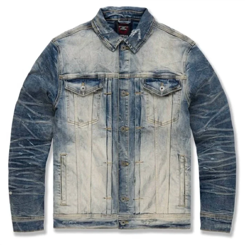 Comfortable Pants Men's Hamilton Denim Trucker Jacket In Lager