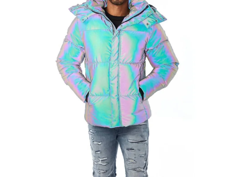 Work Boots Men's Toronto Bubble Jacket In Iridescent