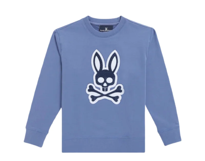 Comfy Sweatpants Psycho Bunny Liam Bal Harbour Blue Kids' Sweatshirt B0S145S1FT-BHA