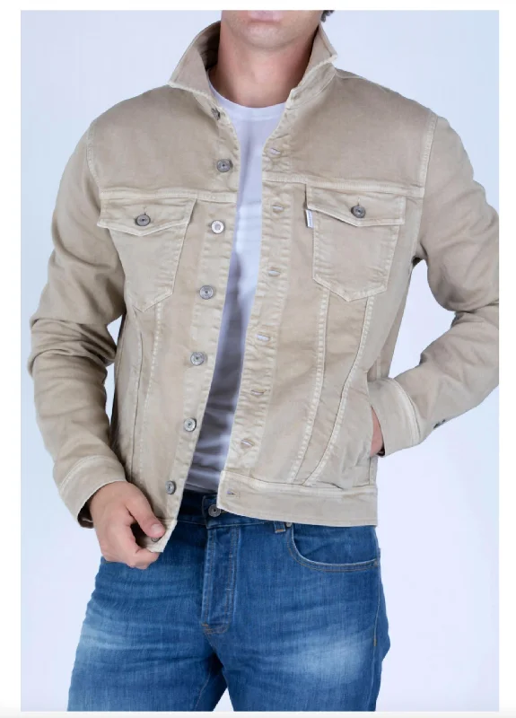 Casual Polos Ray Denim Jacket In Khaki