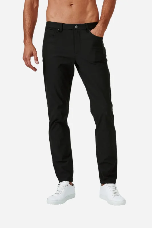 Stylish Trousers Infinity 7 Pkt Pant Blk 30L