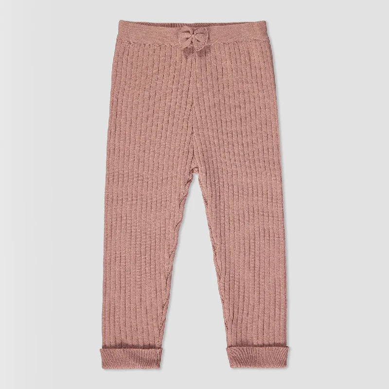 Classic Coats Kew leggings in rose knit