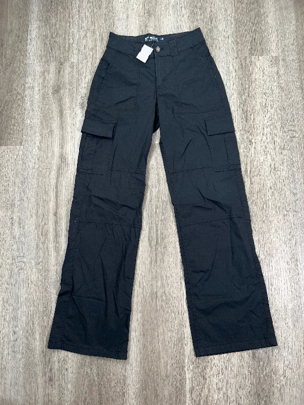 Monochrome Style Pants Cargo & Utility By Hollister In Black, Size: 00