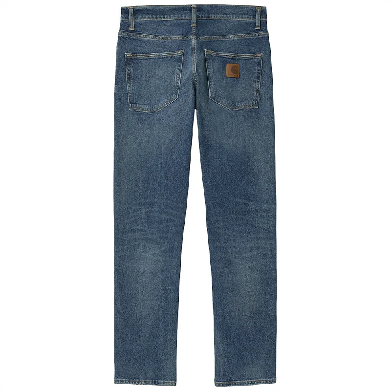 Slim-fit Trousers CARHARTT WIP KLONDIKE PANT // BLUE (MID USED WASH) L32