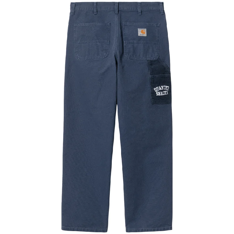 Business Attire CARHARTT WIP X QUARTERSNACKS SIMPLE PANT // BLUE (AGED CANVAS) L32