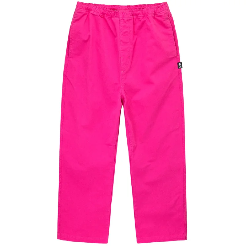 Dapper Suits STÜSSY BRUSHED BEACH PANT // HOT PINK