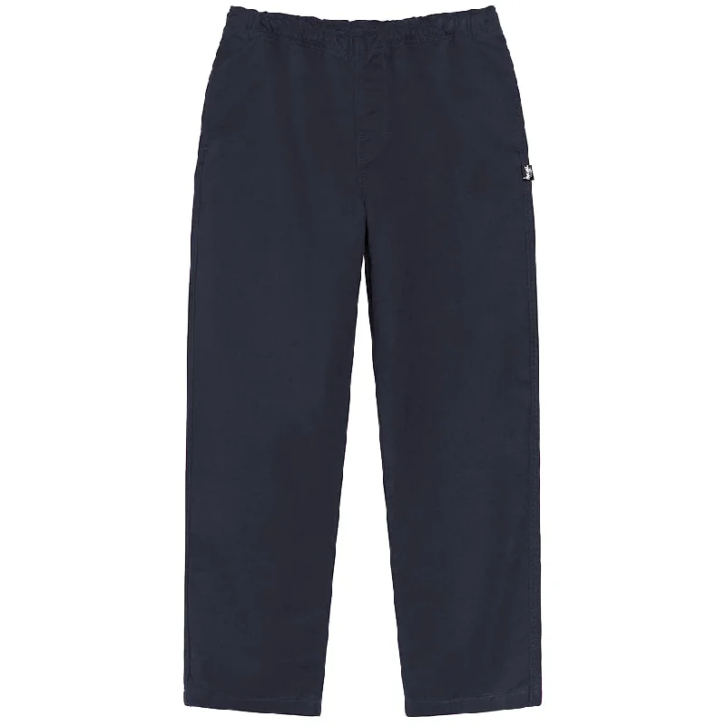 Smart Casual STÜSSY BRUSHED BEACH PANT // NAVY