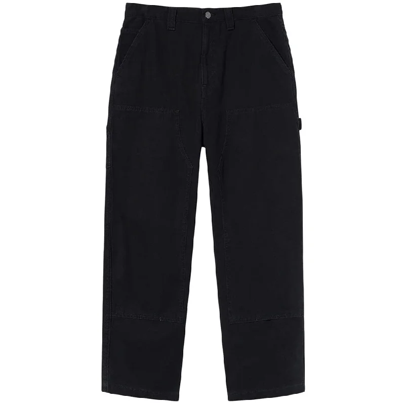 Comfy Sweatpants STÜSSY CANVAS WORK  PANT // BLACK