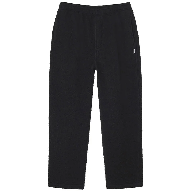 Sportswear Styles STÜSSY CASENTINO WOOL BEACH PANT // BLACK