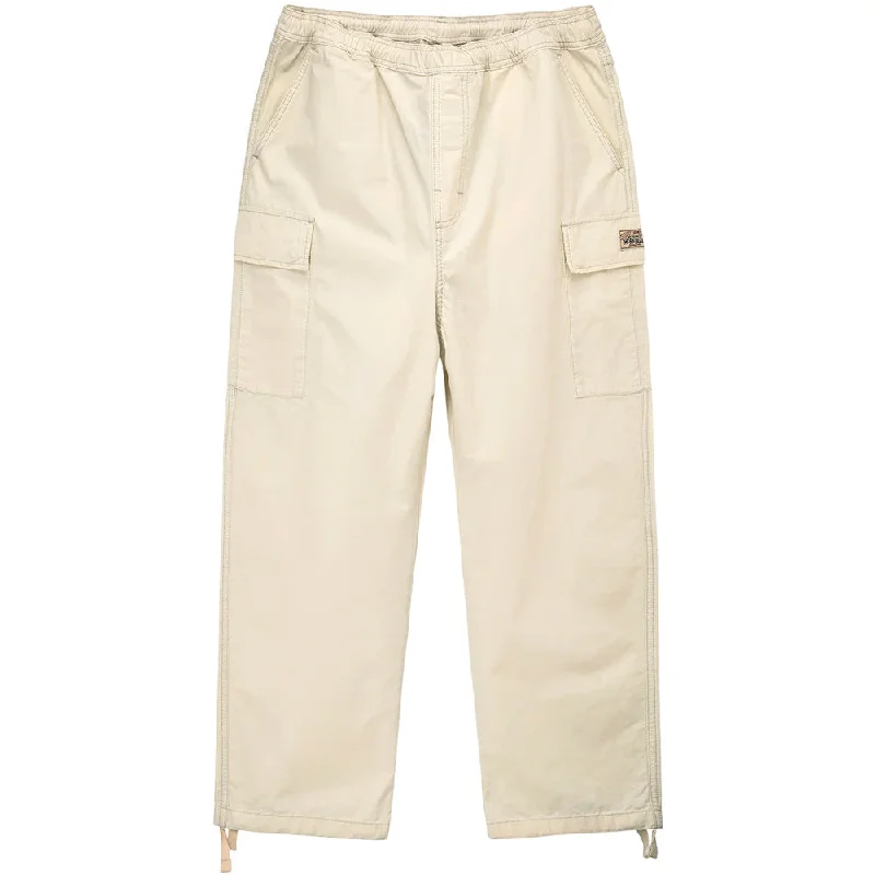 Athletic Shorts STÜSSY RIPSTOP CARGO BEACH PANT // CREAM