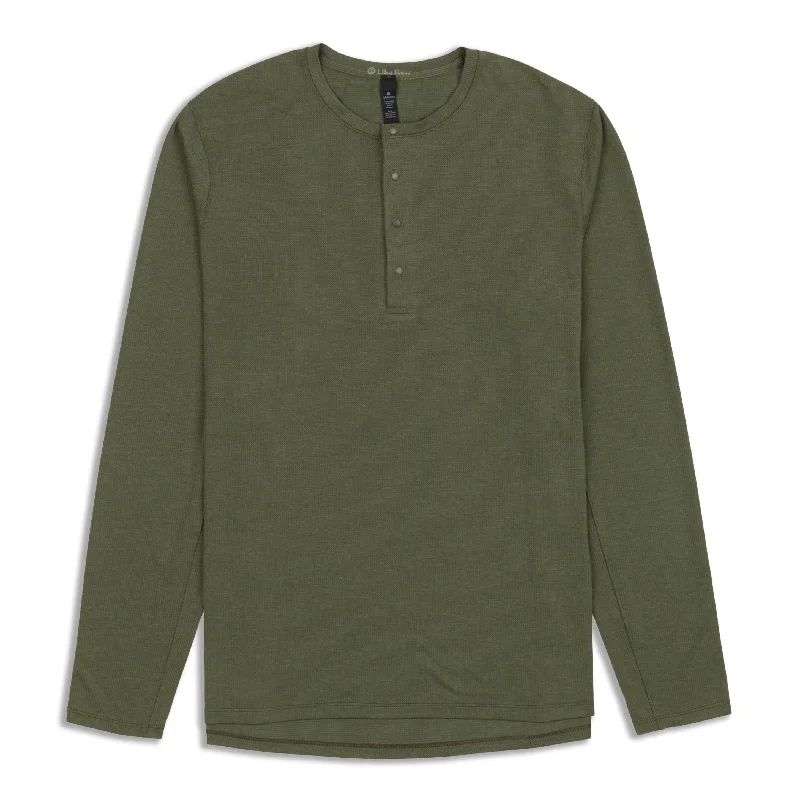 Casual Jackets Reinstate Henley Long Sleeve Shirt - Resale