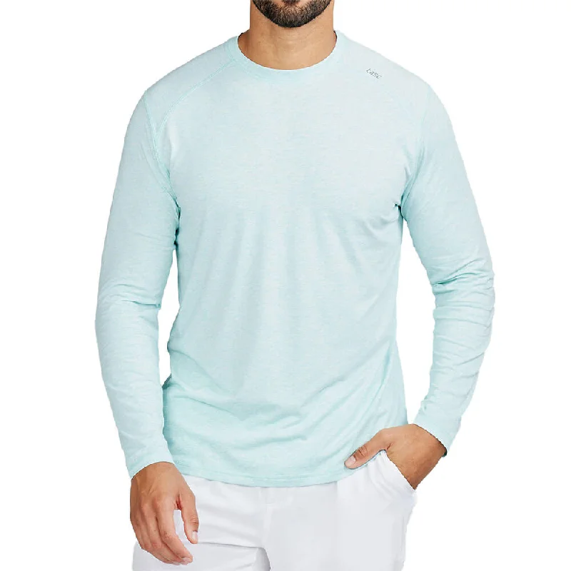 Designer Belts Tasc Carrolton Long Sleeve T-Shirt - Serene Heather