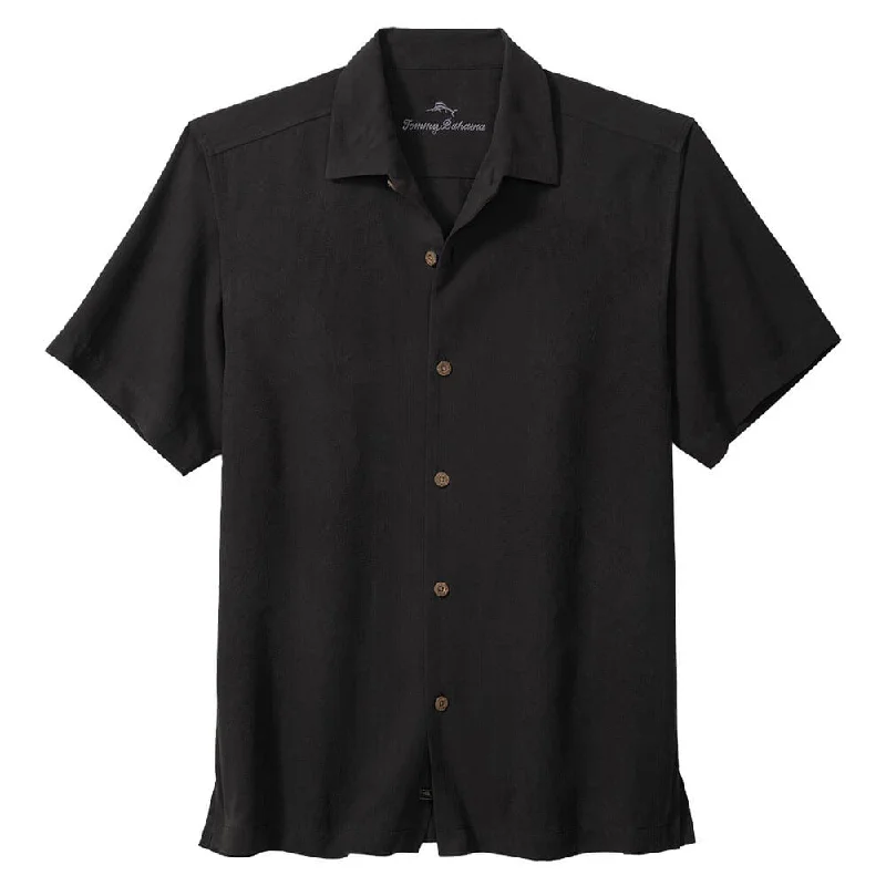 Athleisure Wear Tommy Bahama Bali Border Camp Shirt - Black*