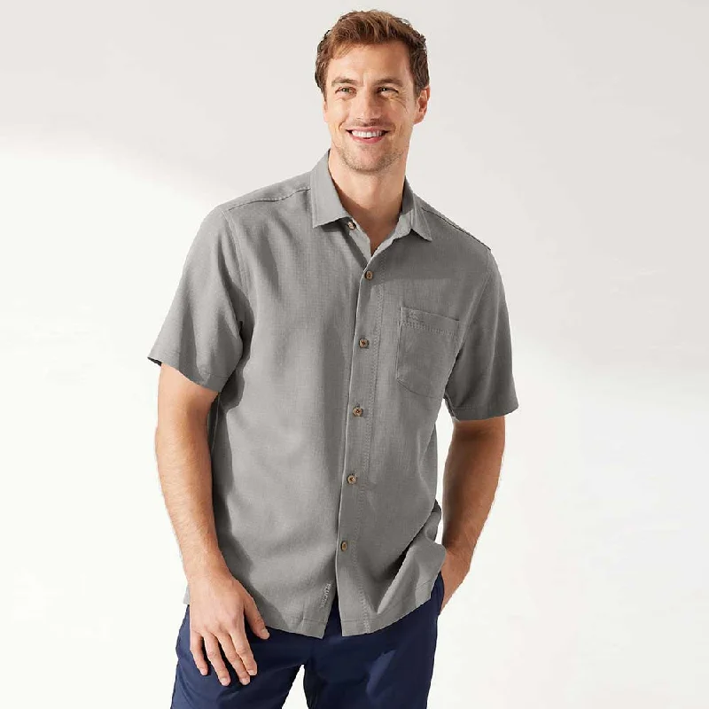 Relaxed Shirts Tommy Bahama Big & Tall Coastal Breeze Check Camp Shirt - Shadow