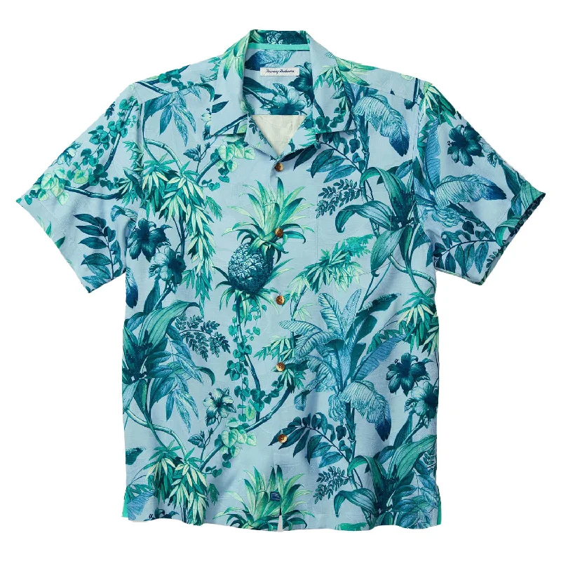 Street-inspired Tommy Bahama Garden Of Hope And Courage Camp Shirt - Polar Sky