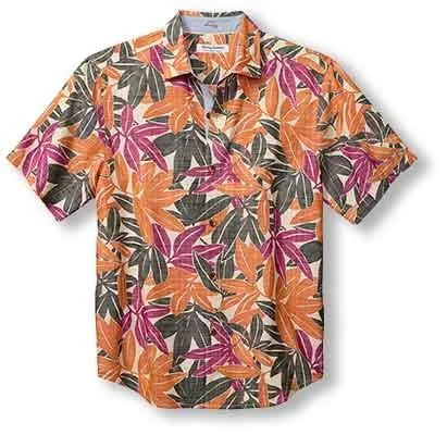 Casual Shirts Tommy Bahama IslandZone Coconut Point Vista Veronda Camp Shirt - Moroccan Plum