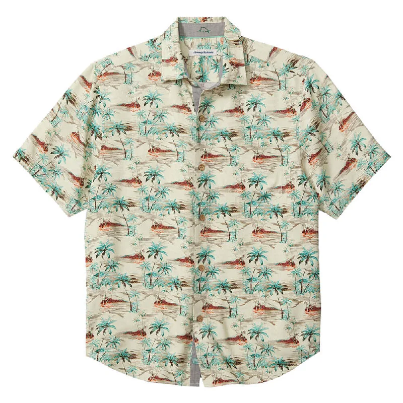 Utility Jackets Tommy Bahama Oceanic Oasis Camp Shirt - Vetiver