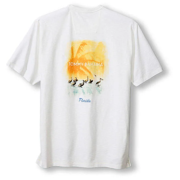 Casual Polos Tommy Bahama Panhandle Pelicans T-Shirt - White