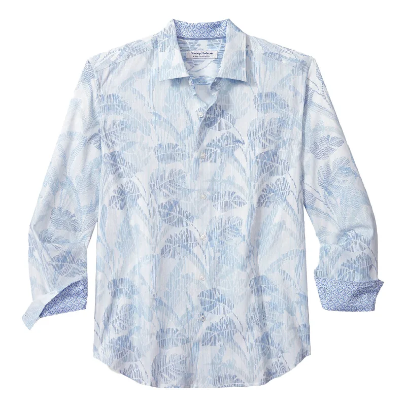 Urban Style Tommy Bahama Sarasota Stretch Misty Fronds Sport Shirt - Dew Drop