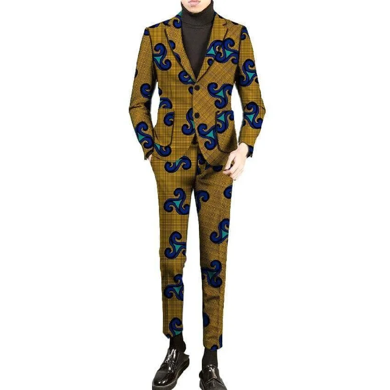 Casual Suits African 2-Button Suit