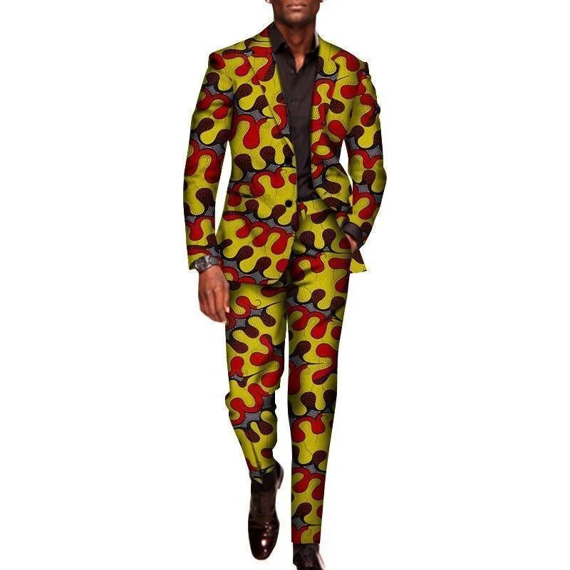 Winter Boots Elegant African Two Piece Suit