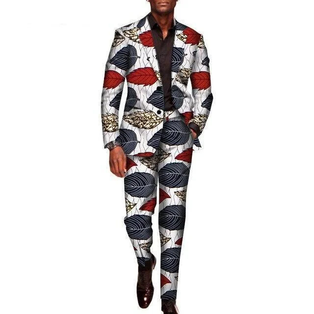 Street Shorts Elegant African Suit