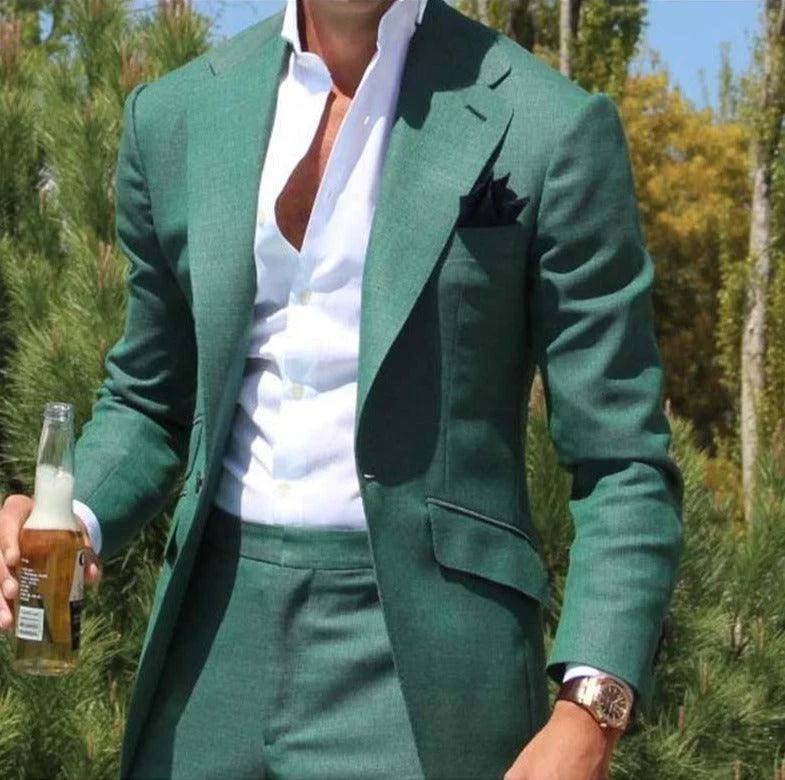 Graphic Tees Emerald Single Breasted Suit