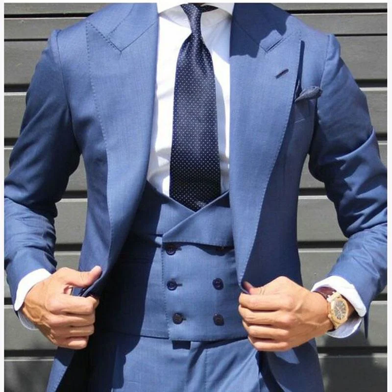 Cool Hoodies Rush Hour Double Breasted 3 Piece Suit